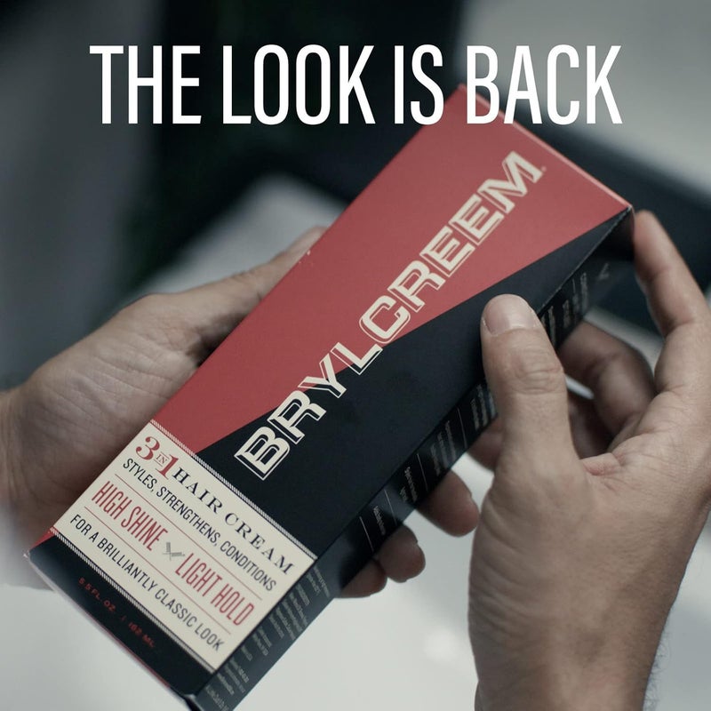 Brylcreem 3-in-1 Original High Shine Men's Hair Cream - Styling, Strengthening, and Conditioning, Alcohol-Free, 5.5 Ounce - Image 5